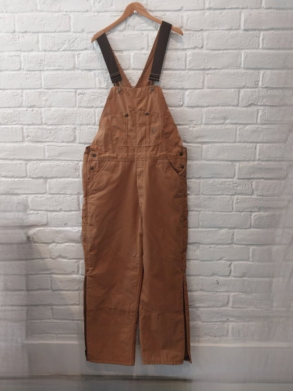 Berne Insulated Bib Overalls Mens XL Regular Tan Brown Regular 42-44 Waist